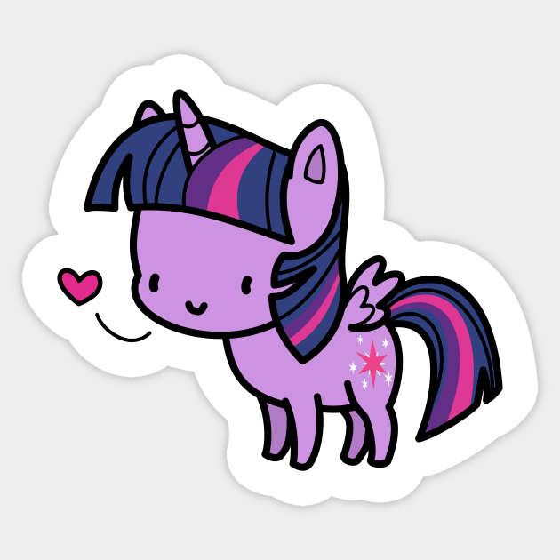 Twilight Sparkle chibi Sticker by Drawirm